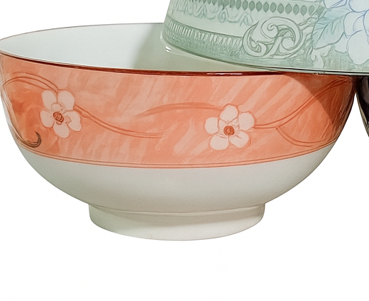 6" Tazón recto con estampado