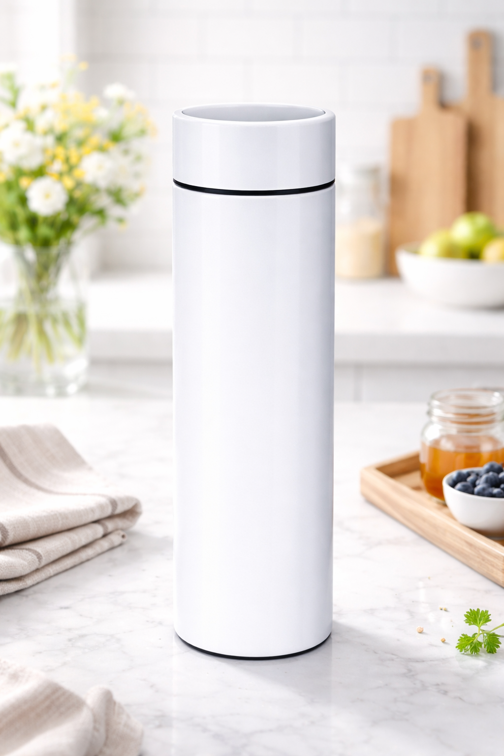 Termo de Acero Inoxidable Slim – Elegancia y Máxima Resistencia