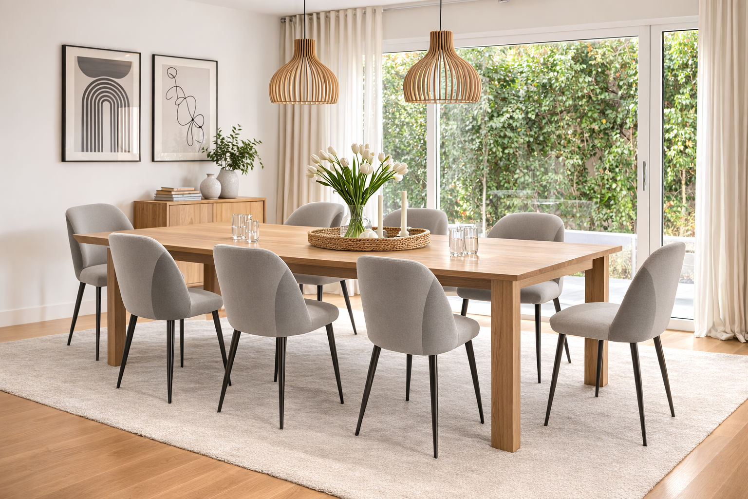SILLA DE COMEDOR  – Moderna, Elegante y Súper Resistente