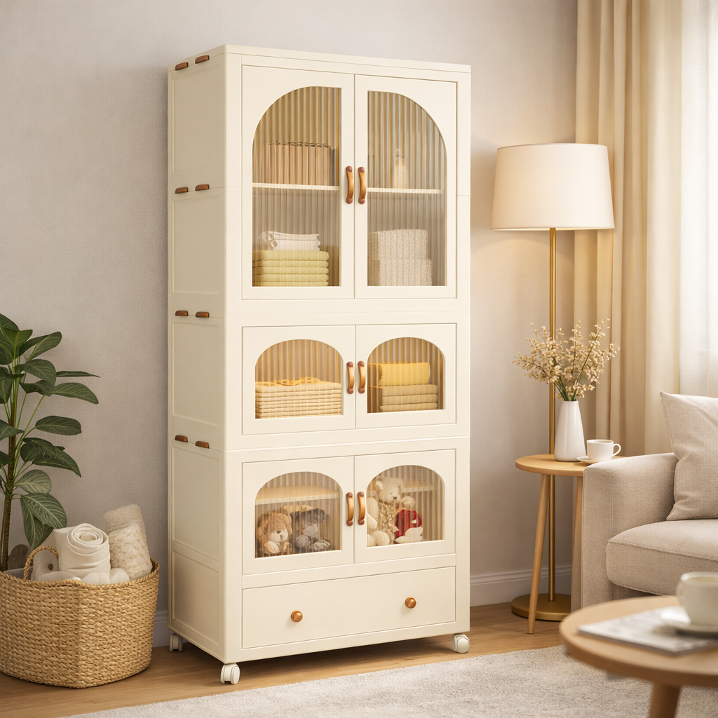 Armario Plegable de Plástico para Ropa