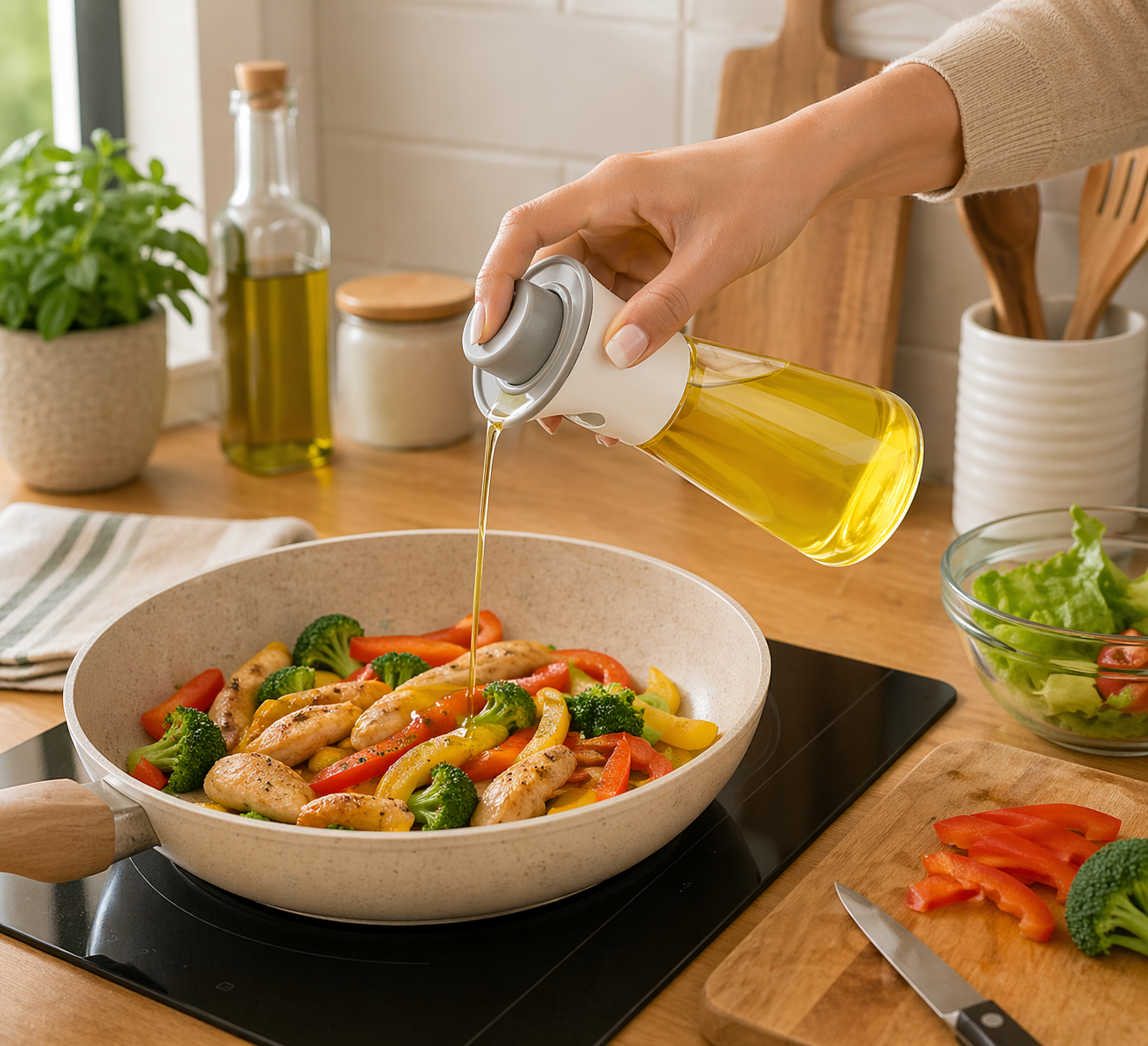 Dispensador de aceite para cocina