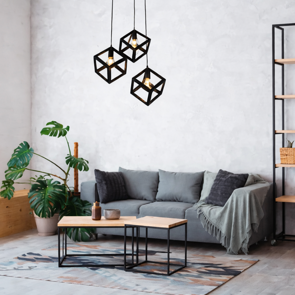 Lámpara colgante de 3 luces