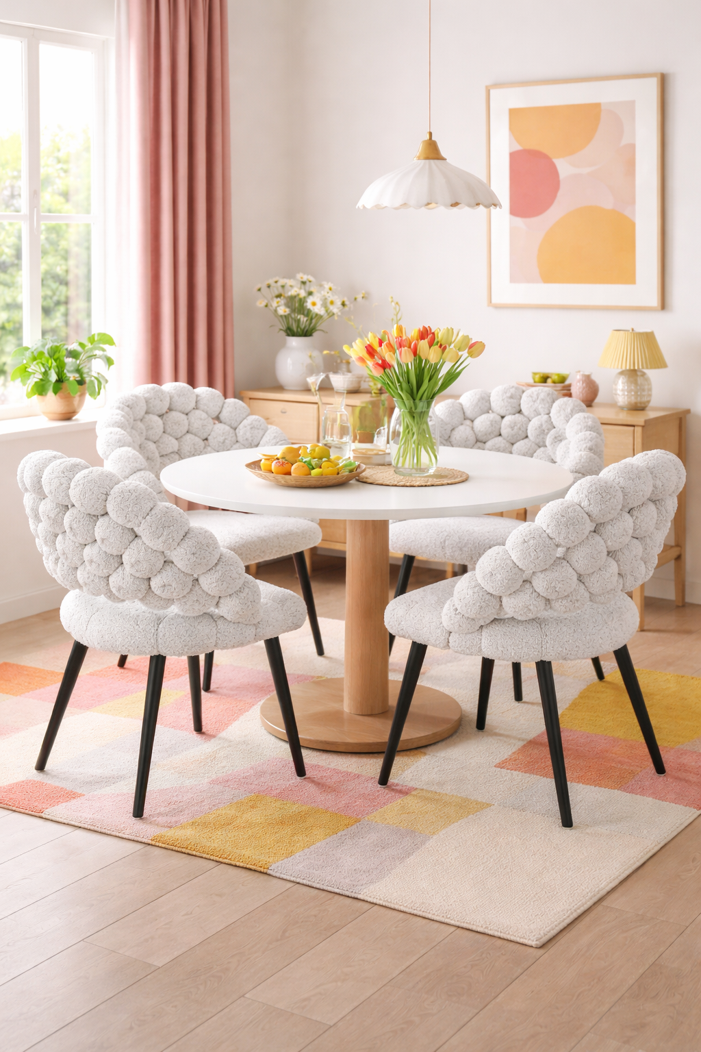 Silla  – Tela + Metal | Moderna, Elegante y Súper Resistente