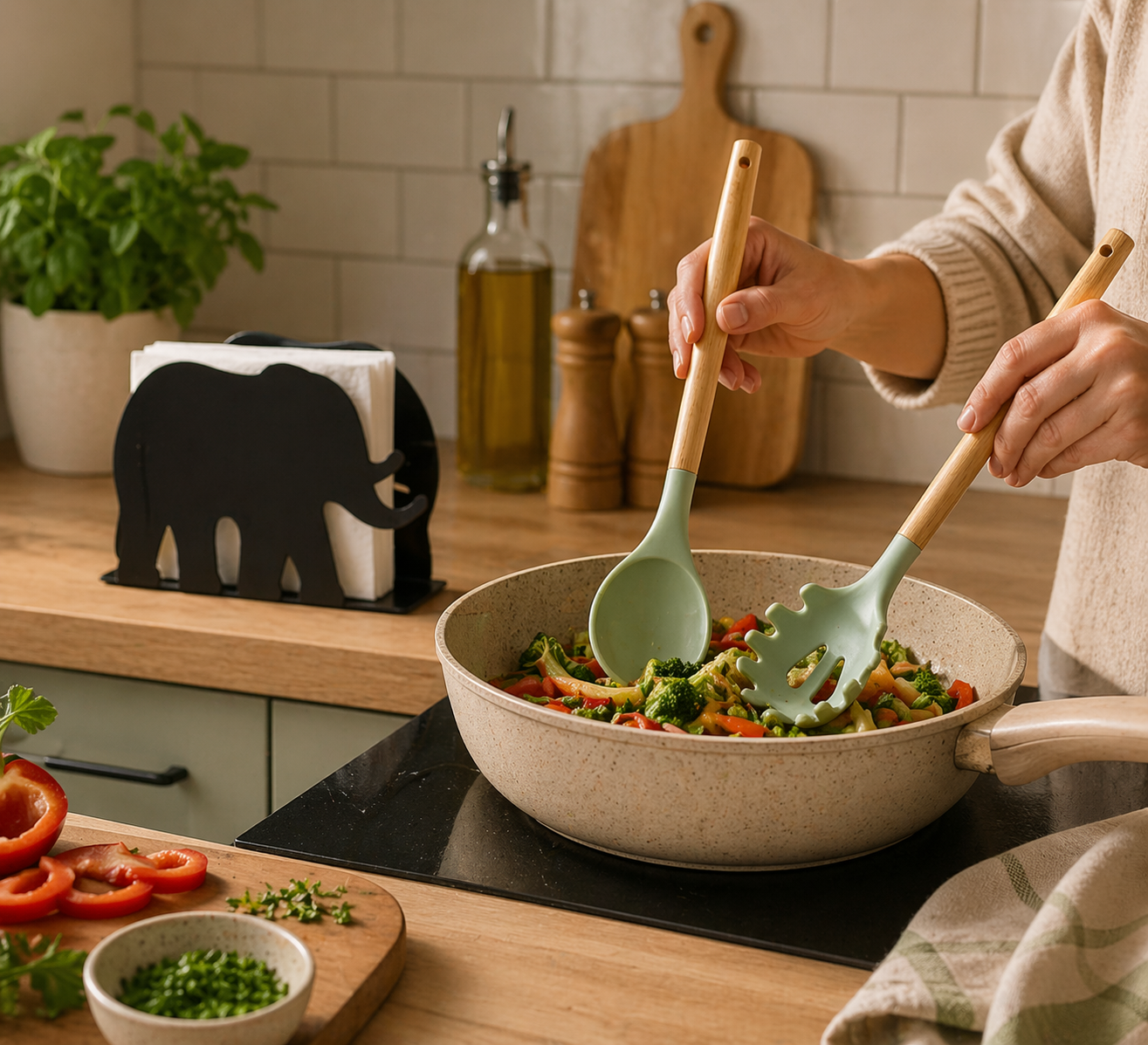 Set de cucharones de cocina
