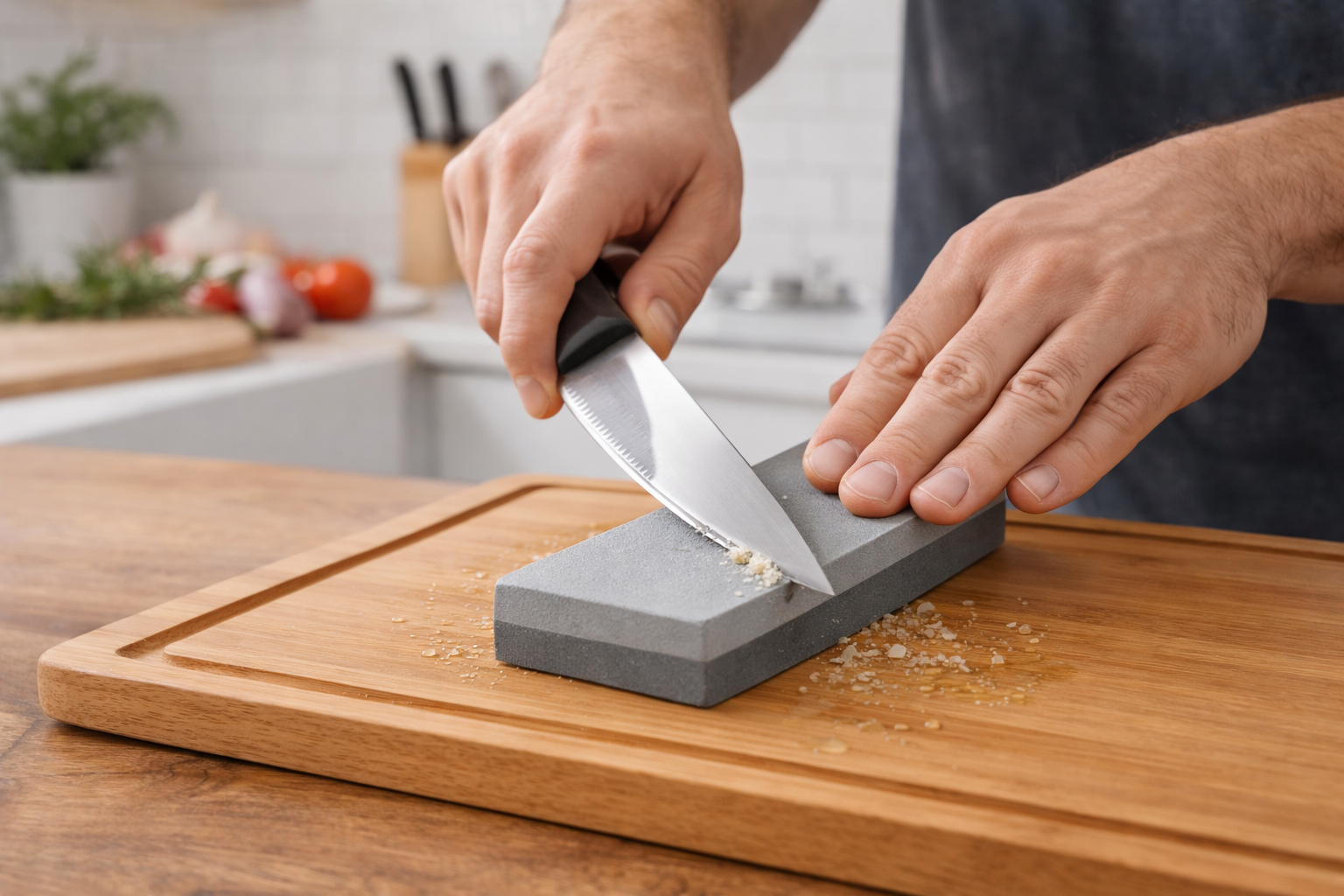 Piedra para Afilar Cuchillos – Precisión y Filo Profesional en tu Cocina