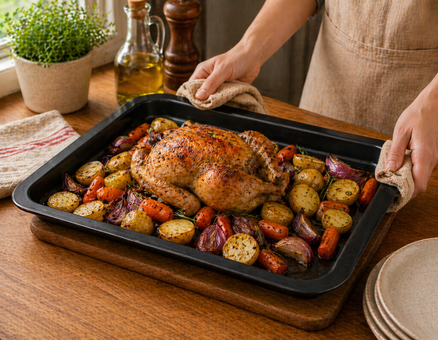 Bandeja para asado