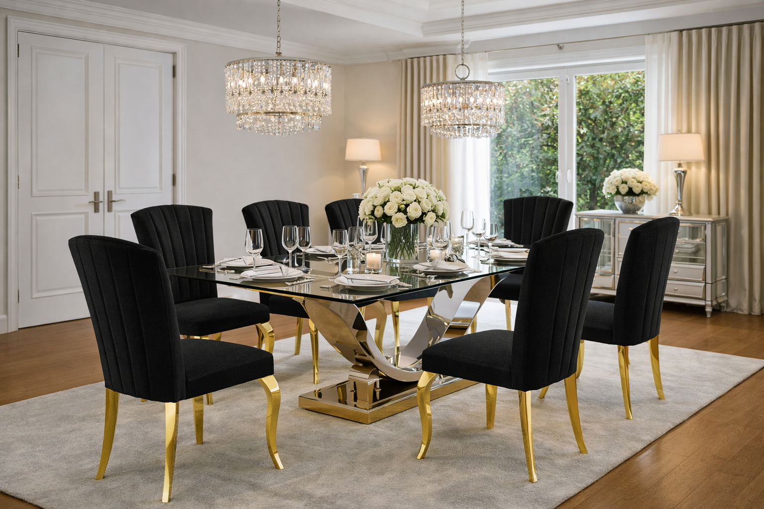Silla de Comedor  – Diseño Premium  | Elegancia Moderna, Confort Superior y Estilo Sofisticado para tu Espacio