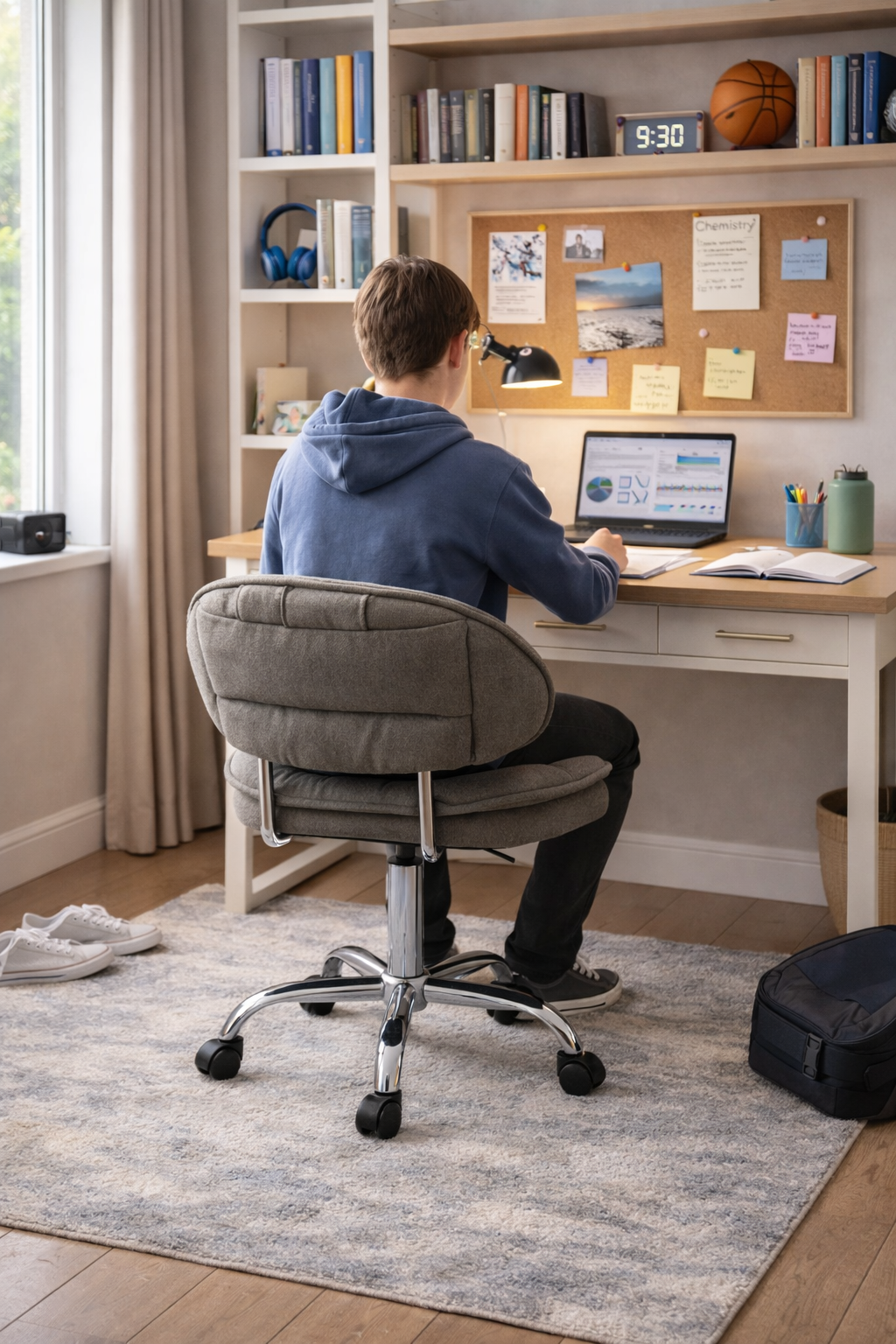 SILLA GIRATORIA  – Moderna, Funcional y Súper Resistente