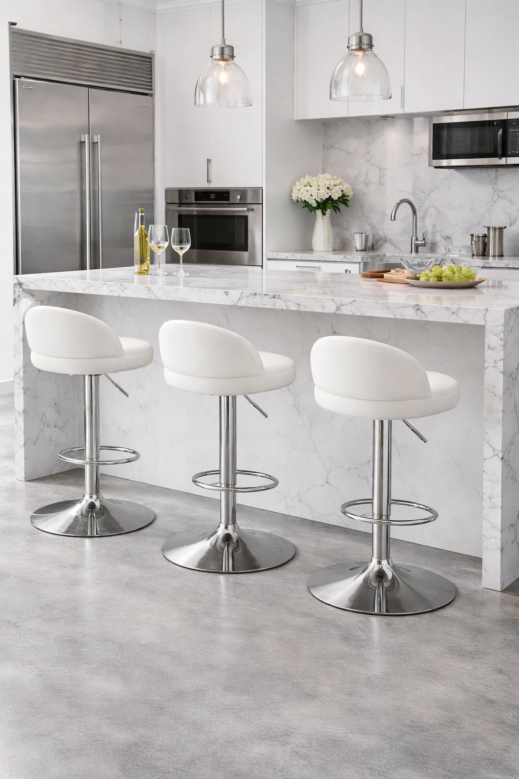 Silla de Bar  –  Compacta y Moderna | Dale Luz y Estilo a tu Barra o Cocina