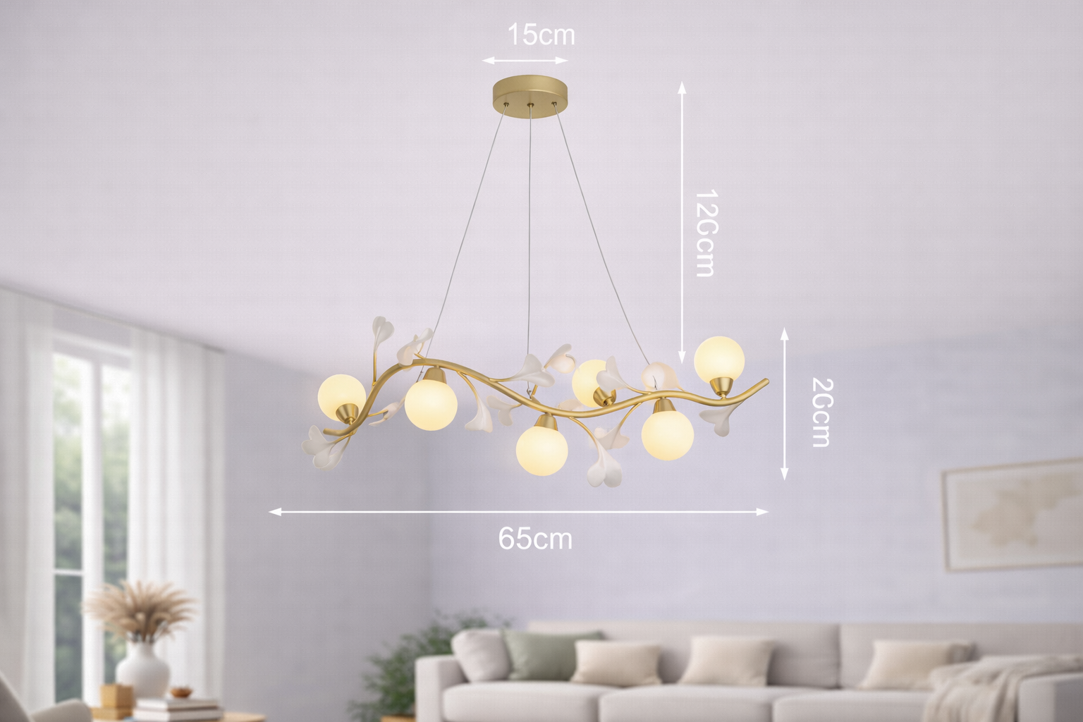 Lámpara Colgante Artística – Elegancia Escultórica