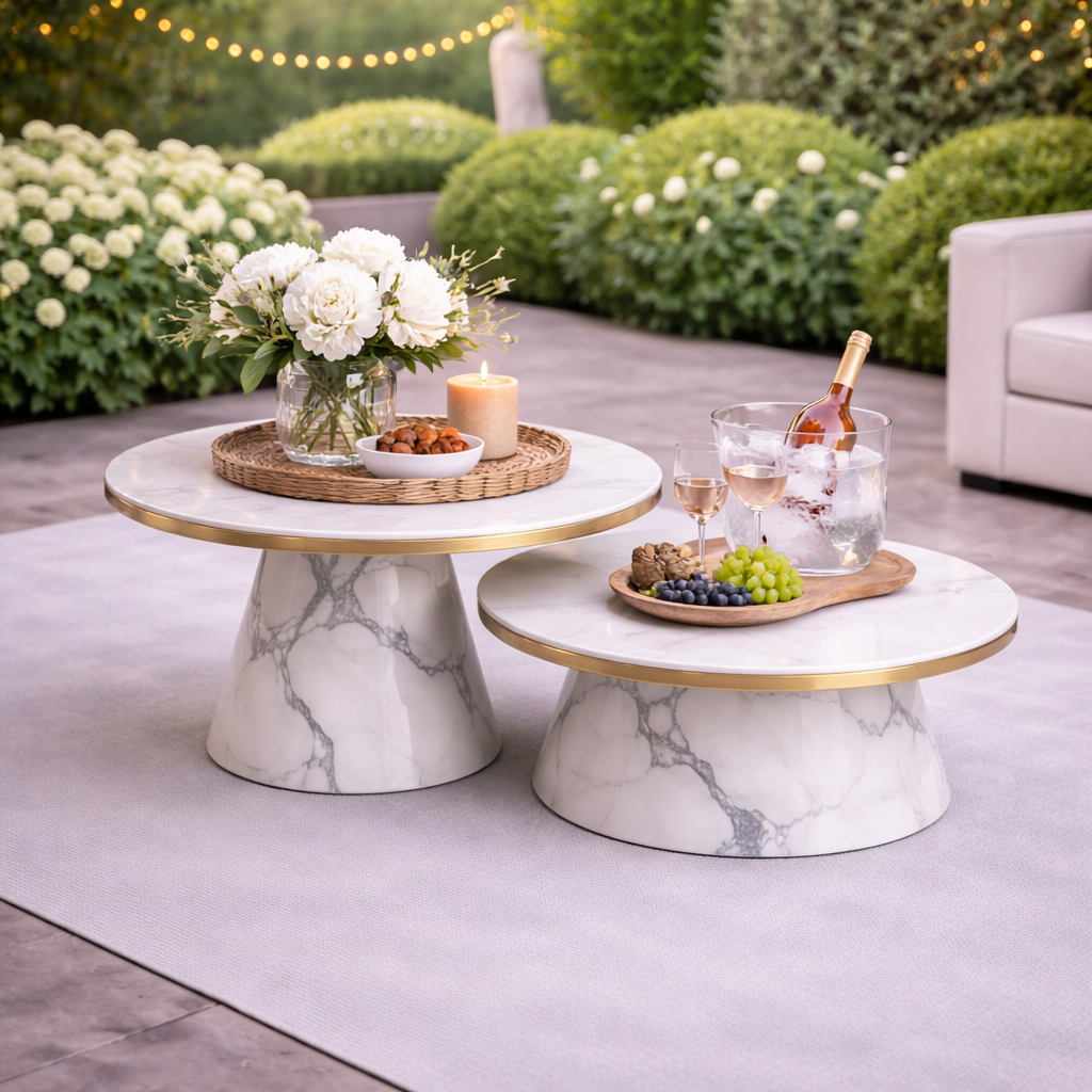 Conjunto de mesa de centro para sala