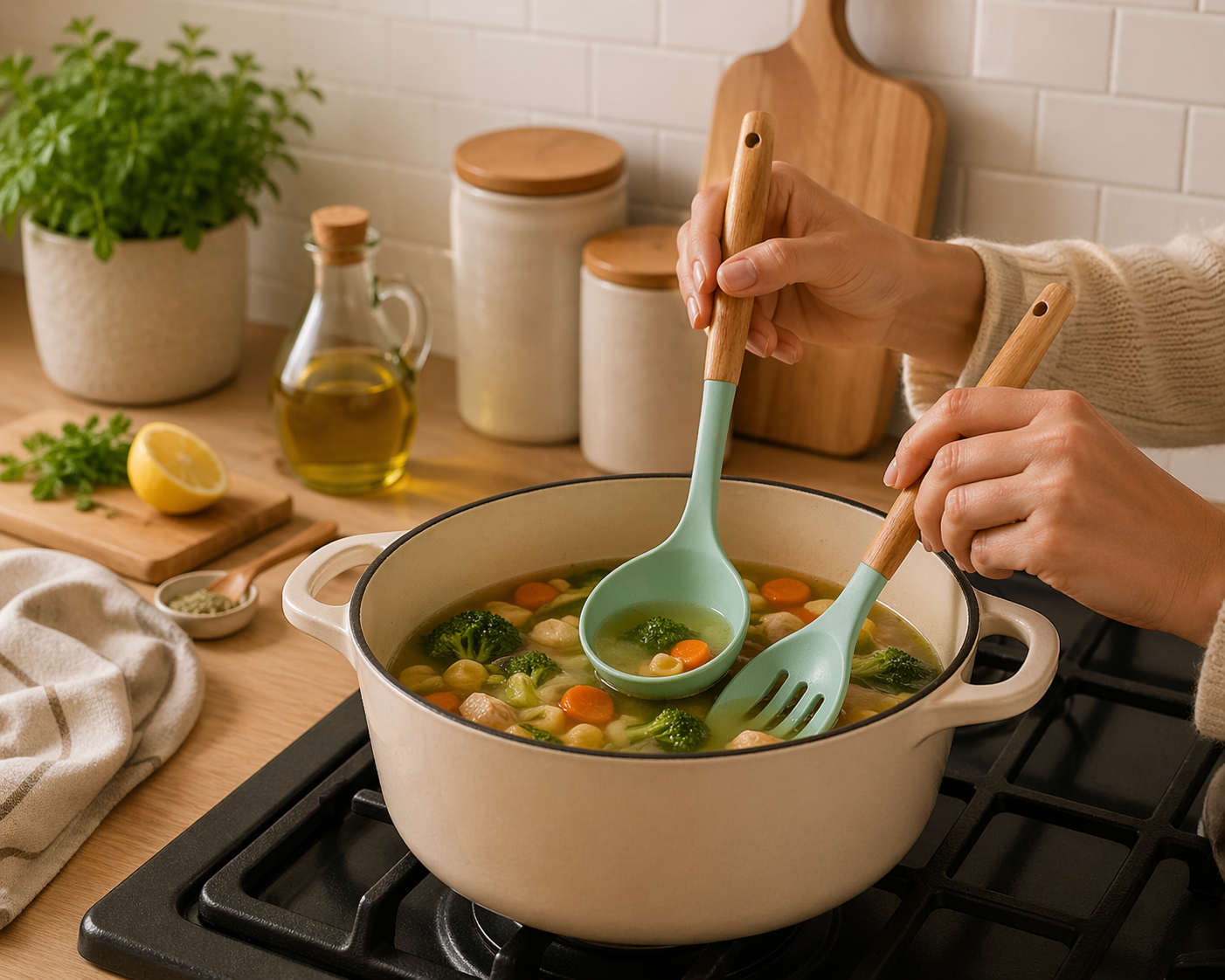 Set de cucharones de cocina