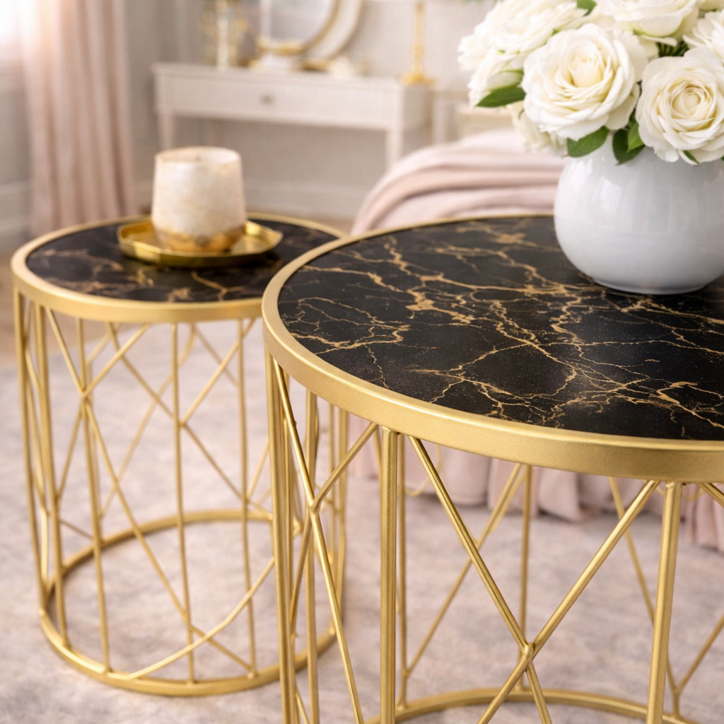 Mesa Auxiliar Redonda