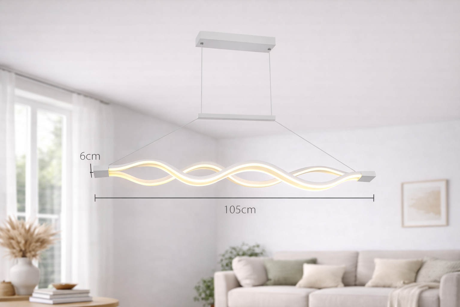 Lámpara LED Decorativa de Techo Colgante
