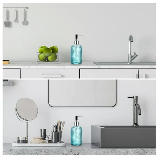 Dispensador de jabon liquido de vidrio