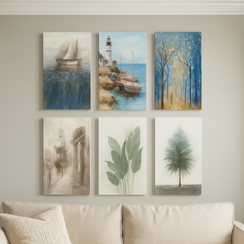 Cuadro decorativo 60×120 cm, diseño moderno para decoración de interiores