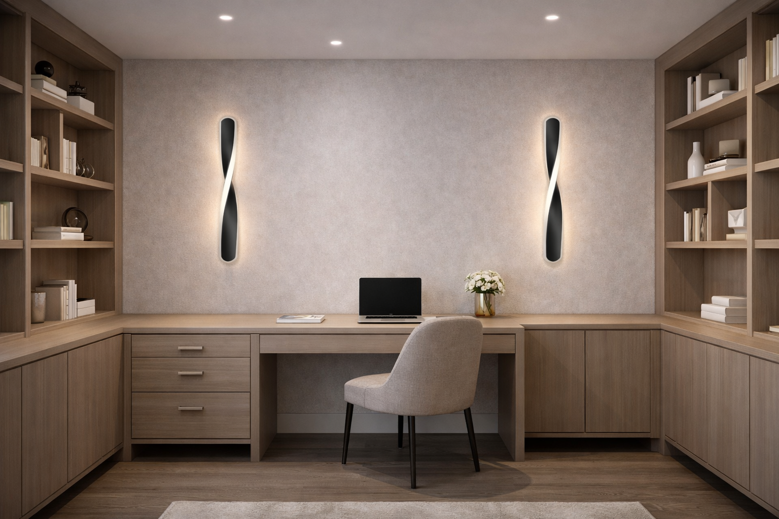 Lámpara de Pared LED Moderna - Forma de Espiral