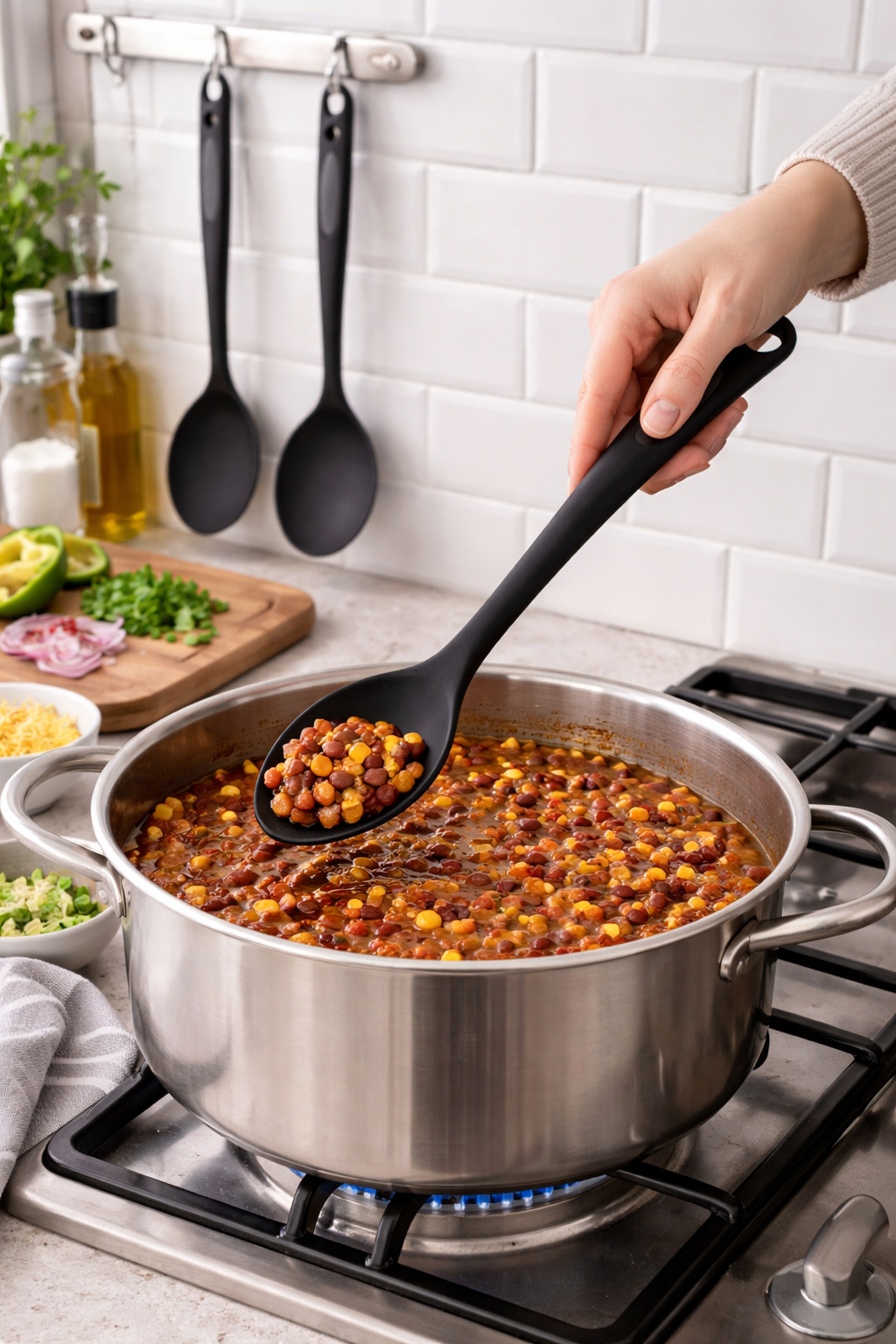 Cucharón de Cocina de Plástico – Práctico, Resistente y Ligero