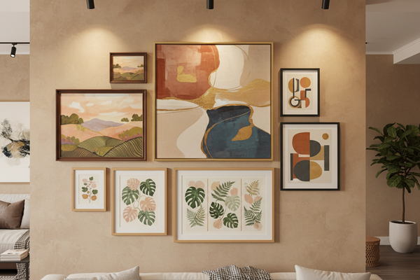 genera imagen de cuadros para el hogar