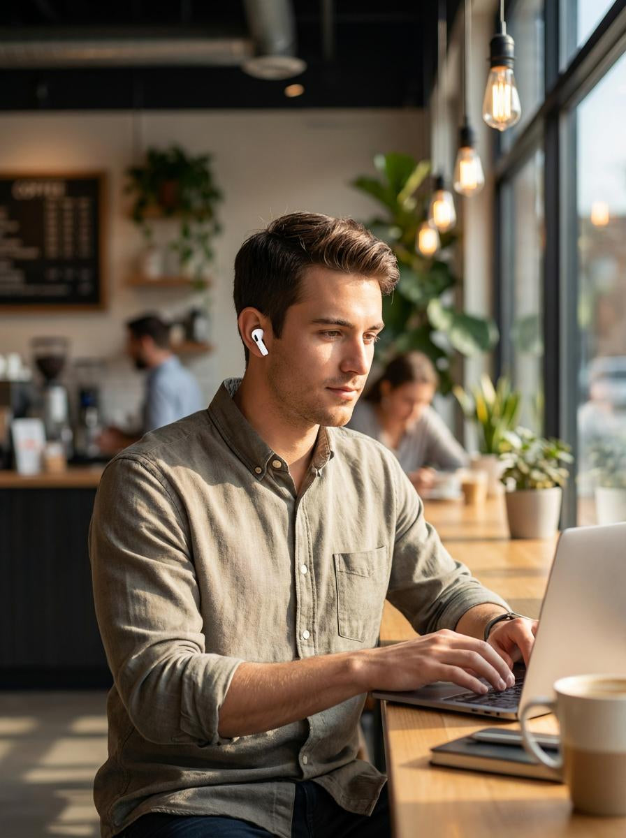 Audífonos Bluetooth TWS 5.3 – Conexión Estable y Sonido Inalámbrico