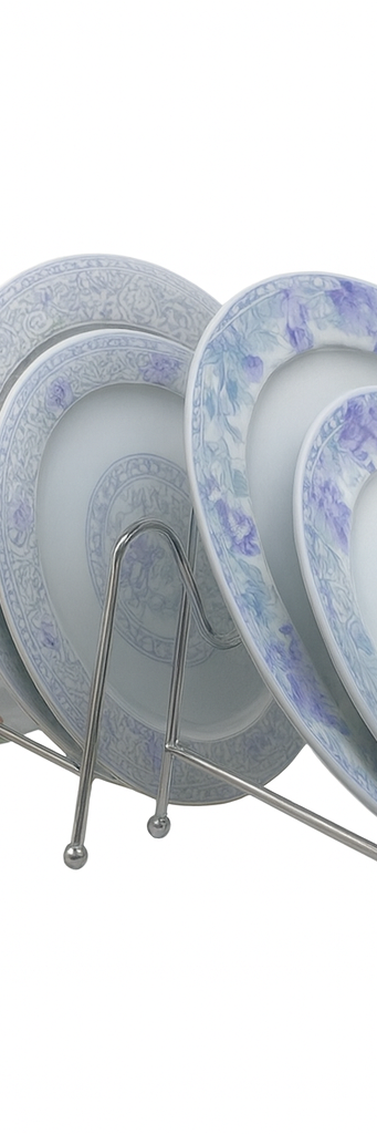 8" Plato plano con estampado