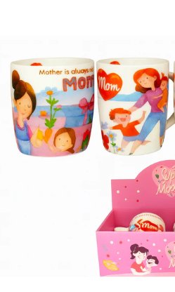 Set de tazas de cerámica | 320 ml (11 oz) – 2 piezas