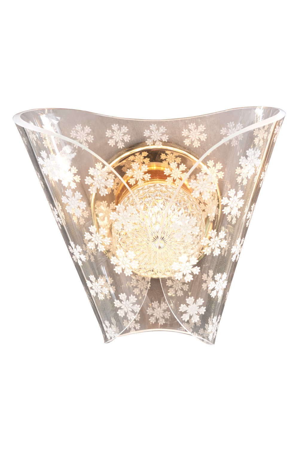 Lámpara de Pared Acrílica N-Lighten – Elegancia Moderna en Dorado