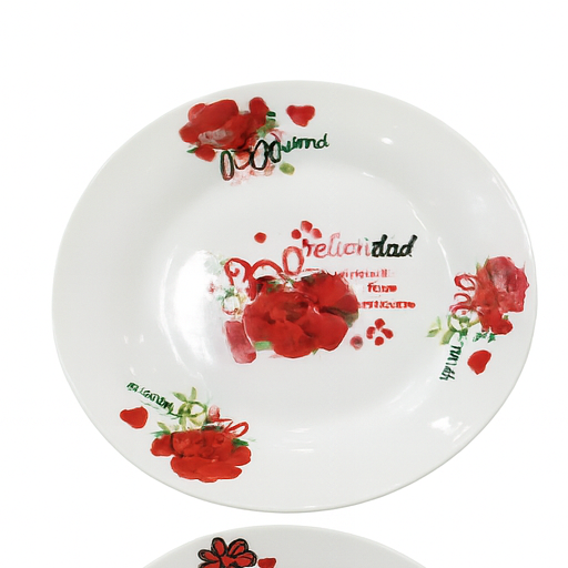 Plato de ceramica 8''