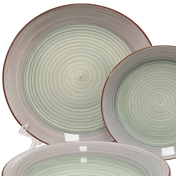 Set de plato y bowl de ceramica variedad