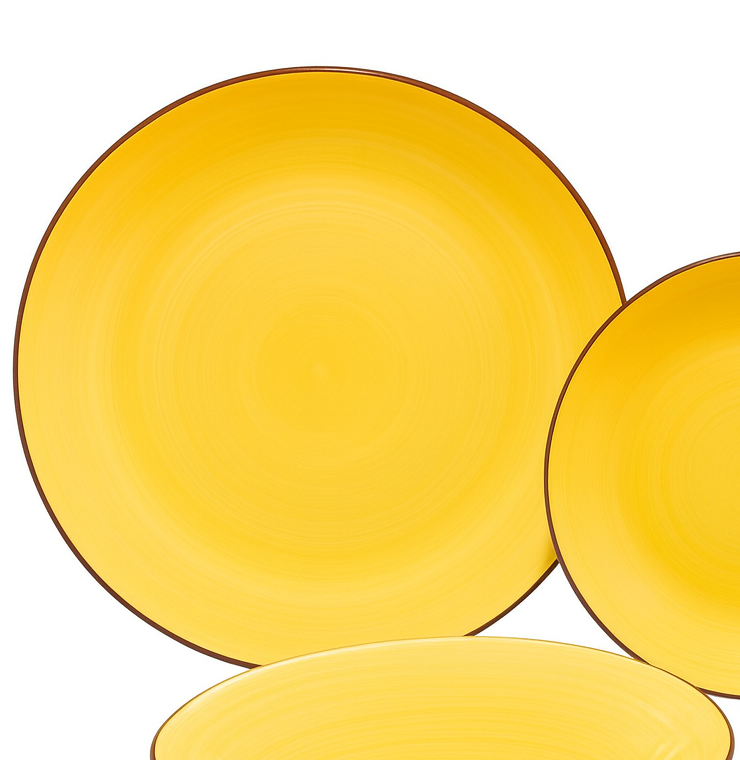 Set de plato y cuenco de ceramica variedad