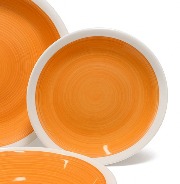 Set de plato y bowl de ceramica variedad