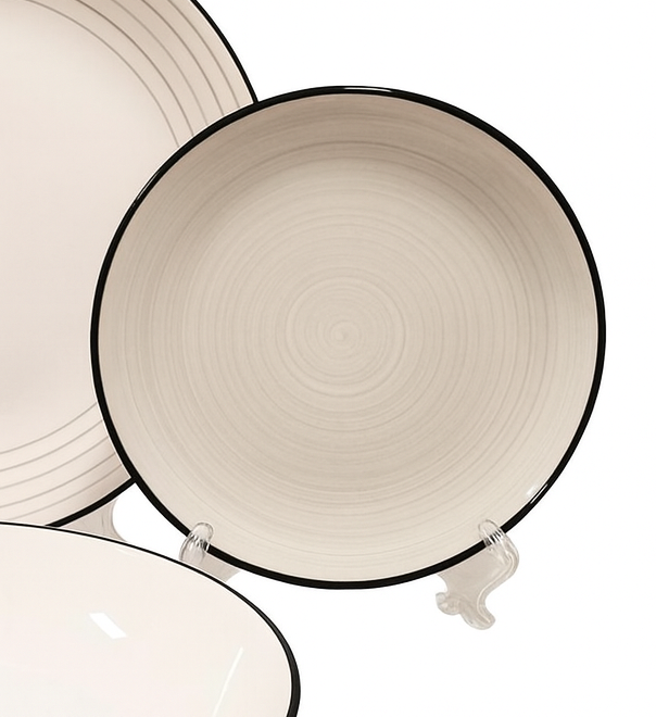 Set de plato y bowl de ceramica variedad