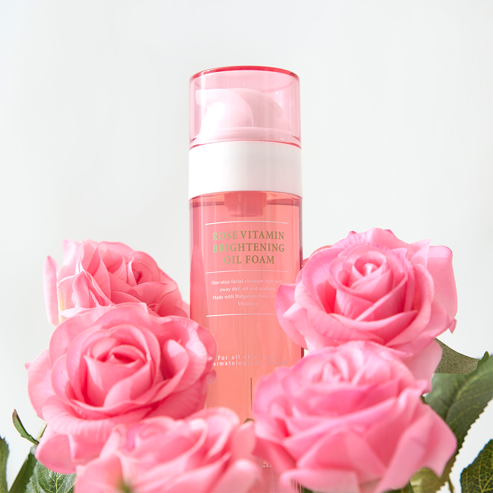 [ MAXCLINIC ] Rose Vitamin Brightening Oil Foam – 110 g ✨🌹