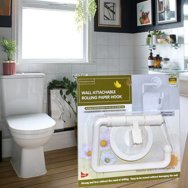 Porta Papel Higiénico Adhesivo sin Perforación