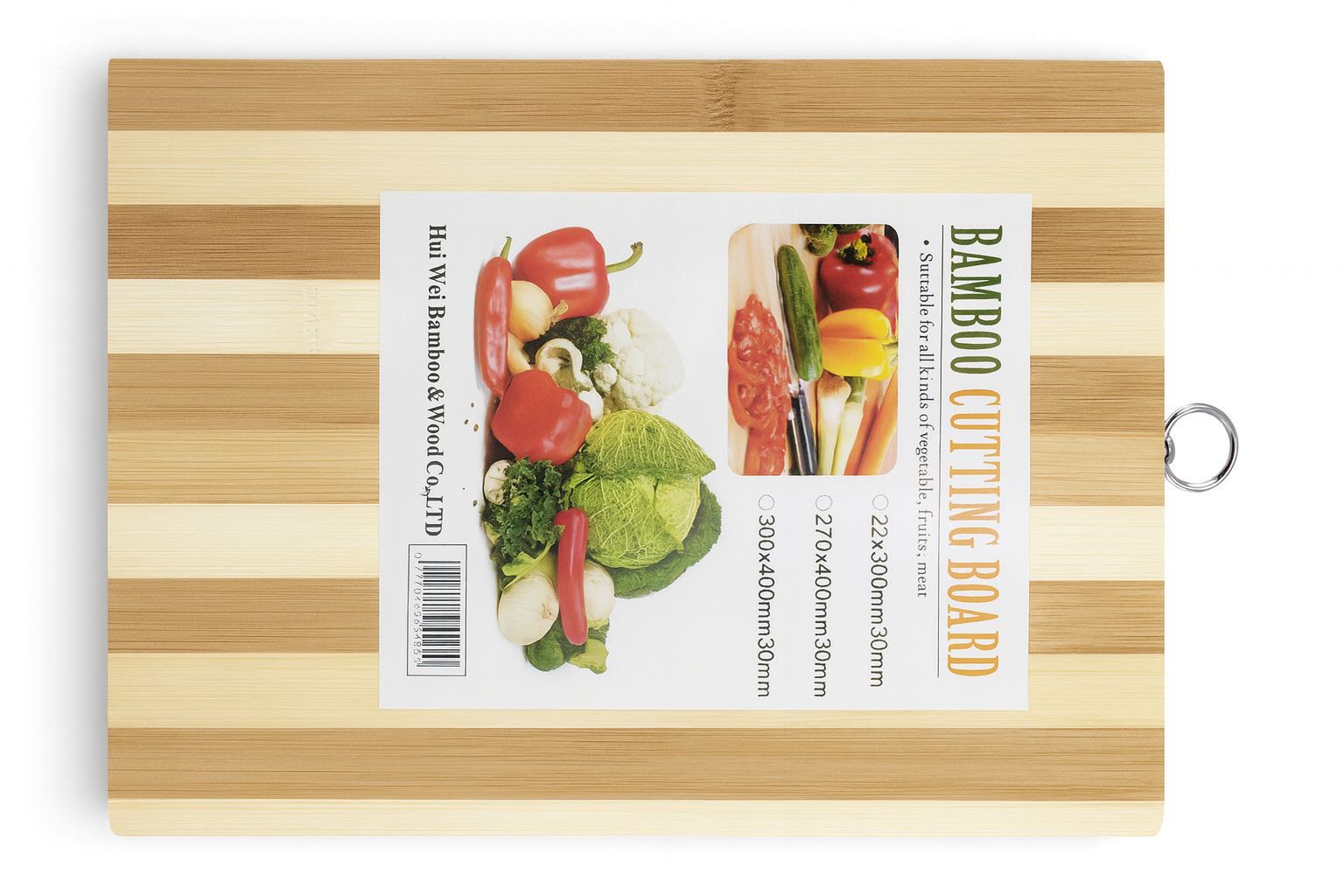 Tabla para picar de bambu 20*30*1.4