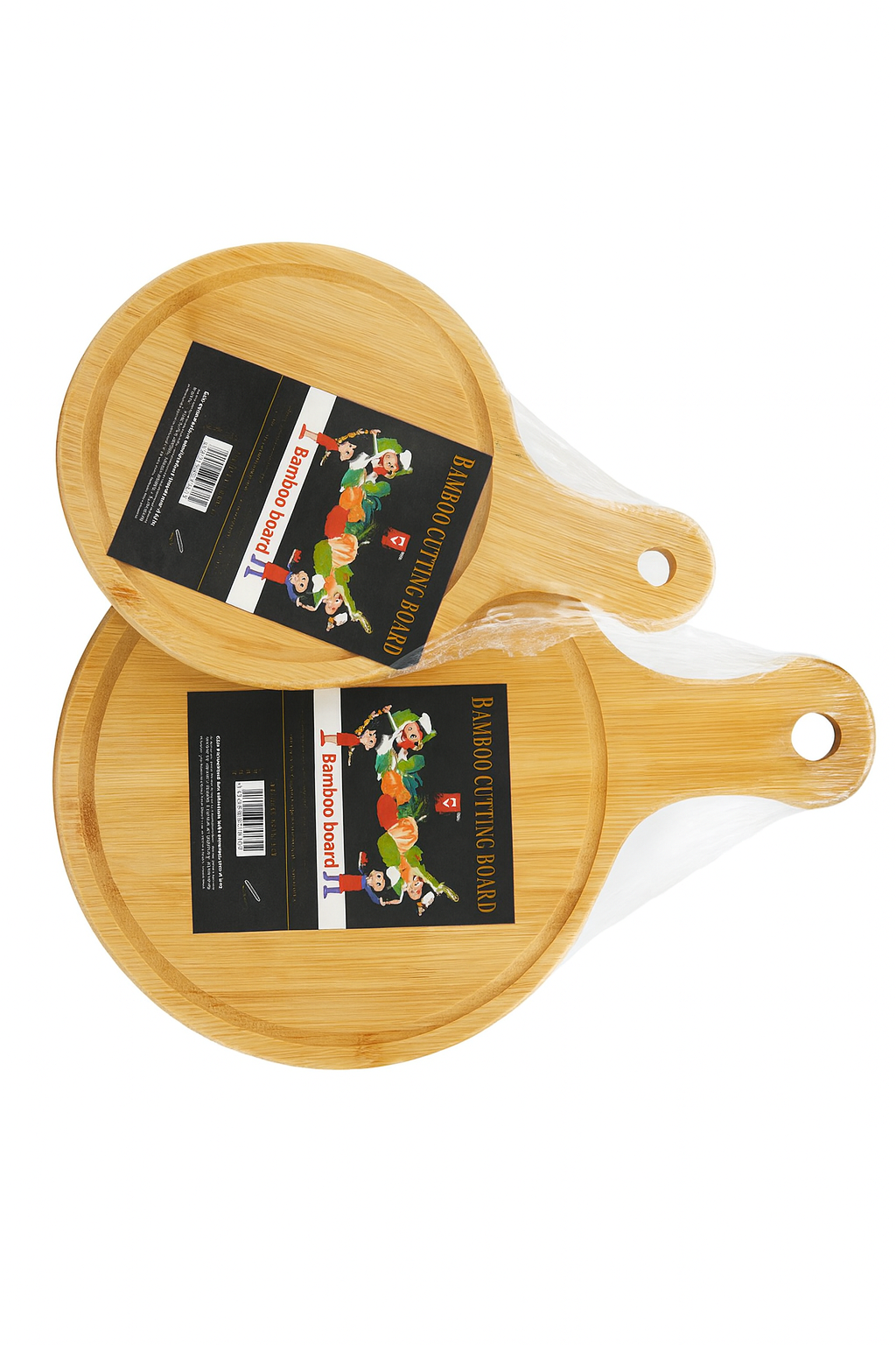 Tabla redonda bambU, 33x23x1.5 cm.