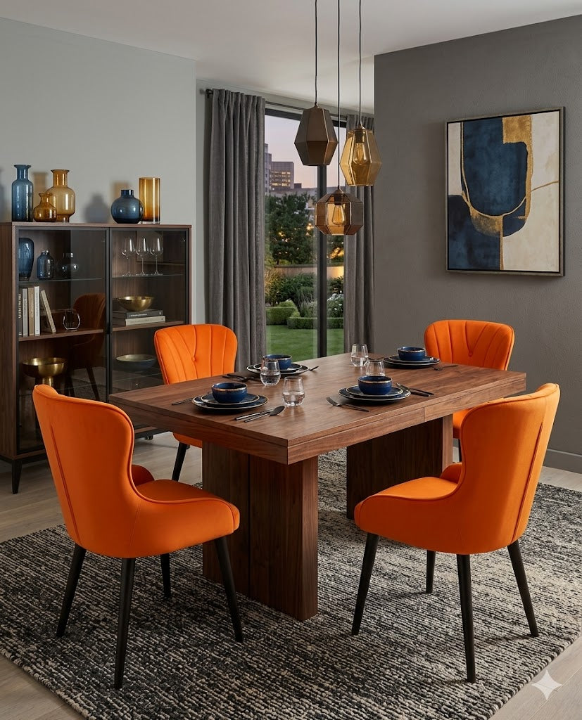 SILLA Cuero Sintético + Metal | Moderna, Elegante y Súper Resistente