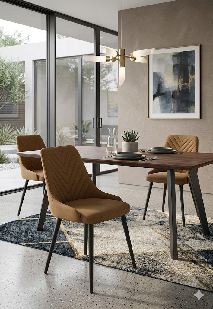 SILLA – Cuero Sintético + Metal | Moderna, Elegante y Súper Resistente 🎨 Color: