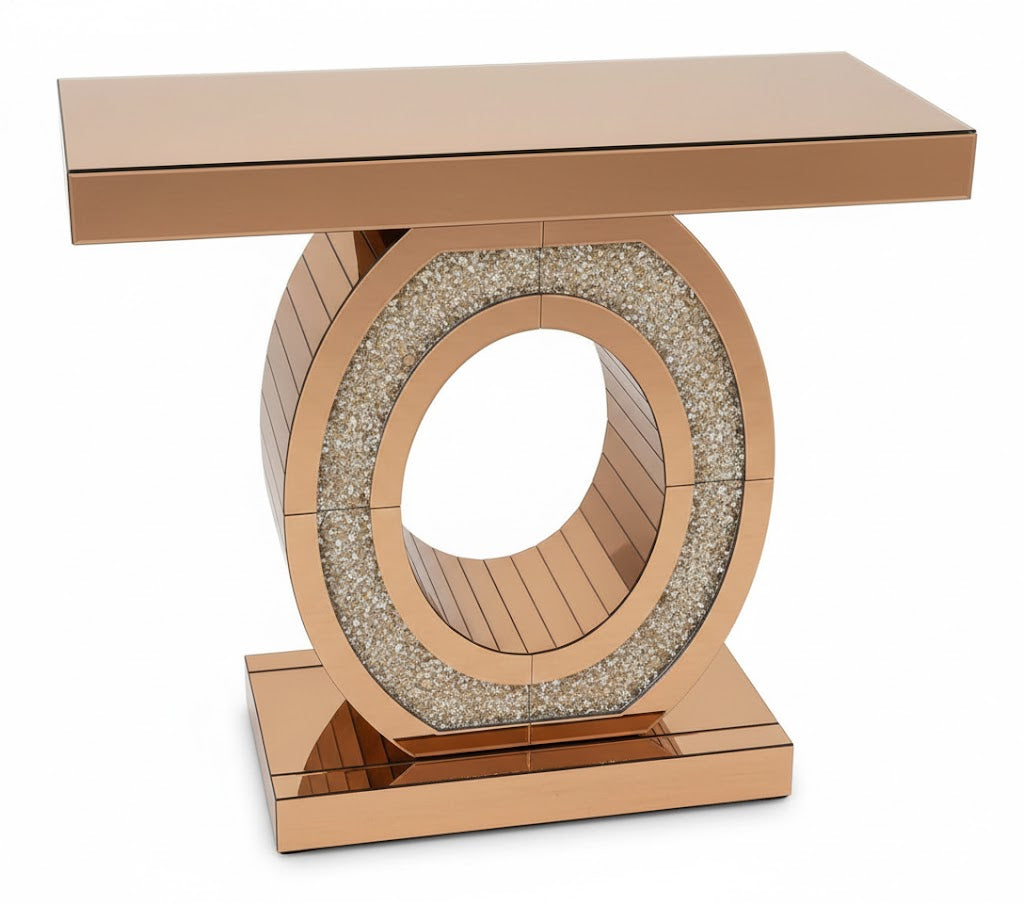 Mesa espejo decorativa